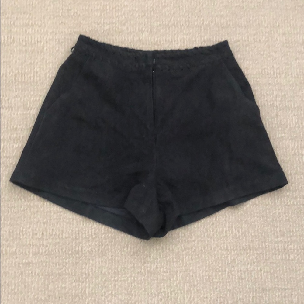 Astr the label suede shorts